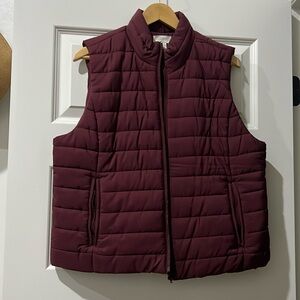Loft burgundy vest